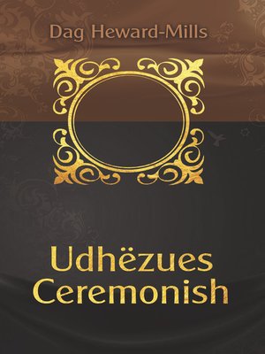 cover image of Udhëzues ceremonish